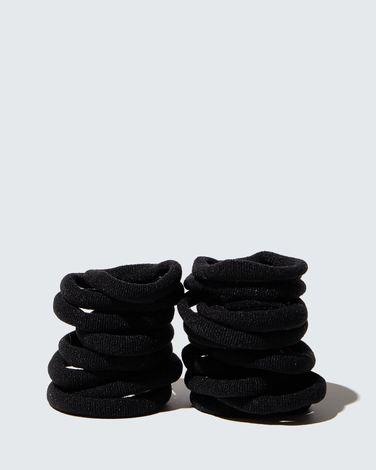 Elastic Hair Ties, 20-Pack, Black