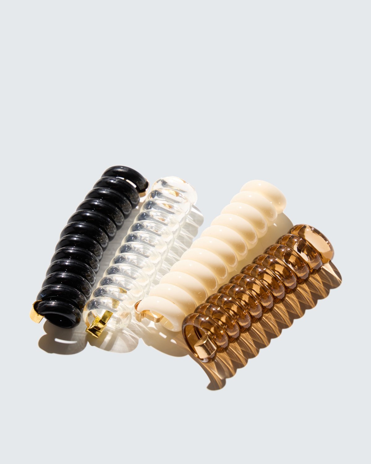 Spiral Hair Bands, 4-Pack